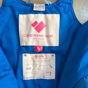 Obermeyer Vibrant Blue Outerwear